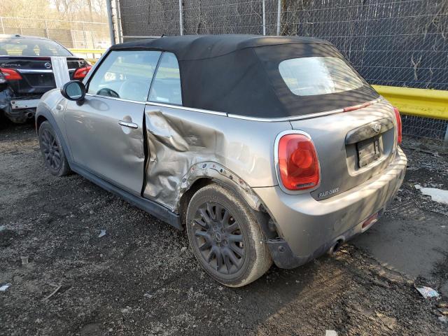 WMWWG5C34H3C99334 - 2017 MINI COOPER GRAY photo 2