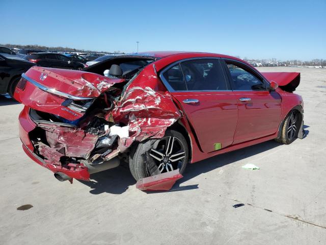 1HGCR2F54HA069363 - 2017 HONDA ACCORD SPORT RED photo 3