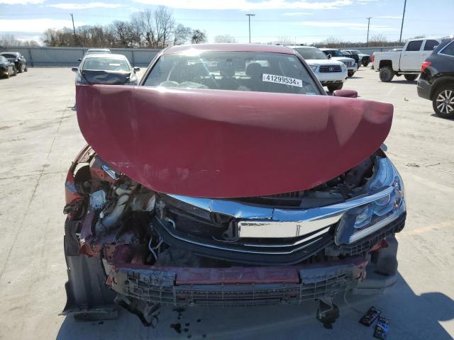 1HGCR2F54HA069363 - 2017 HONDA ACCORD SPORT RED photo 5