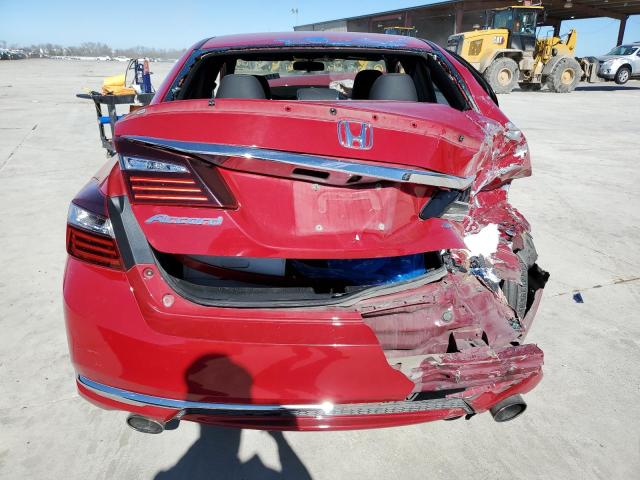 1HGCR2F54HA069363 - 2017 HONDA ACCORD SPORT RED photo 6