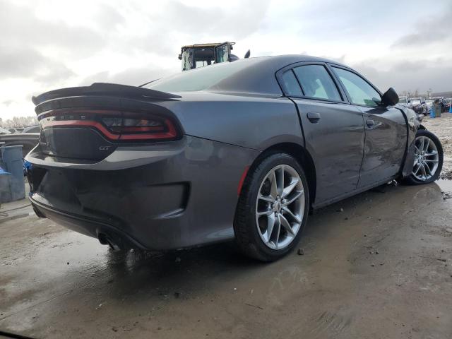 2C3CDXMG5NH107425 - 2022 DODGE CHARGER GT GRAY photo 3