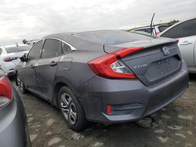 2HGFC2F52JH526077 - 2018 HONDA CIVIC LX GRAY photo 2