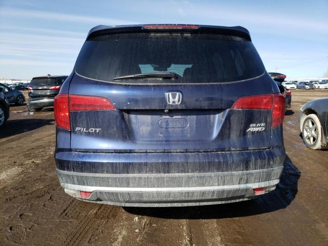 5FNYF6H07GB027331 - 2016 HONDA PILOT ELITE BLUE photo 6