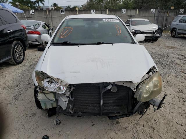 1NXBR32E67Z770405 - 2007 TOYOTA COROLLA CE WHITE photo 5