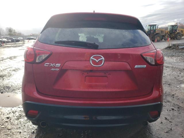 JM3KE4CY5G0648678 - 2016 MAZDA CX-5 TOURING RED photo 6