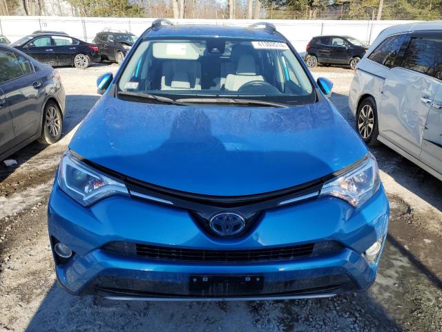 JTMRJREV9JD221930 - 2018 TOYOTA RAV4 HV LE BLUE photo 5