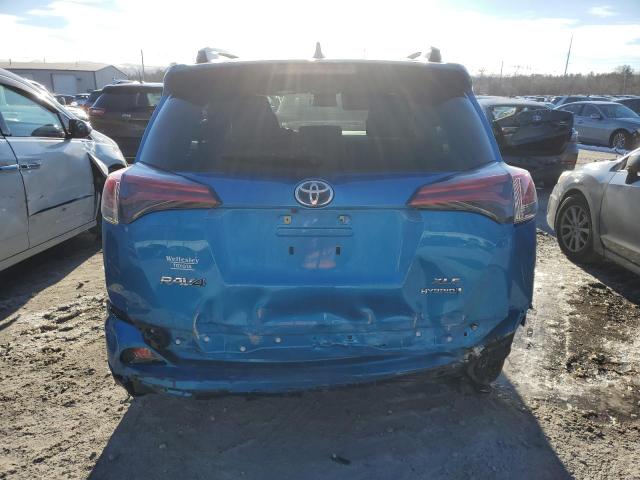 JTMRJREV9JD221930 - 2018 TOYOTA RAV4 HV LE BLUE photo 6