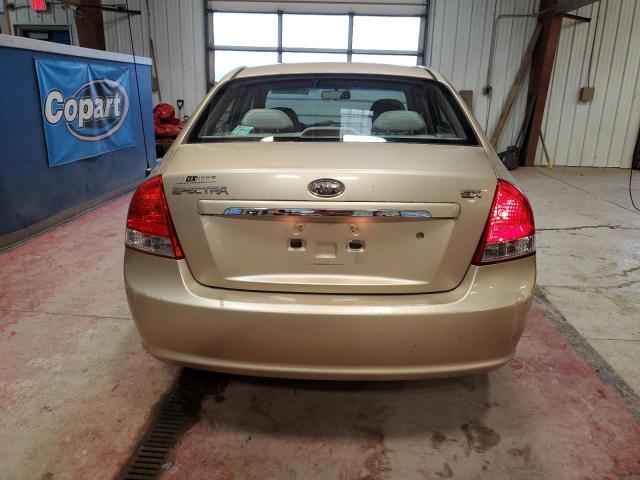 KNAFE222395653490 - 2009 KIA SPECTRA EX TAN photo 6