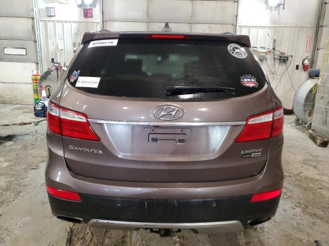 KM8SRDHF6FU094302 - 2015 HYUNDAI SANTA FE GLS BROWN photo 6