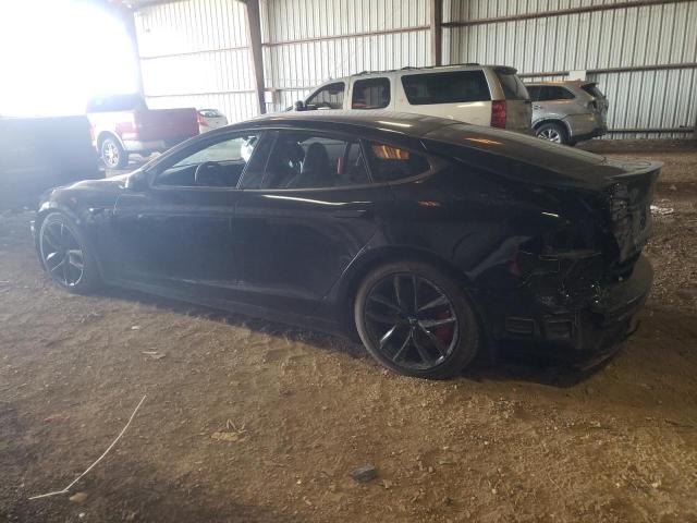 5YJSA1E47LF358905 - 2020 TESLA MODEL S Սև լուսանկար 2