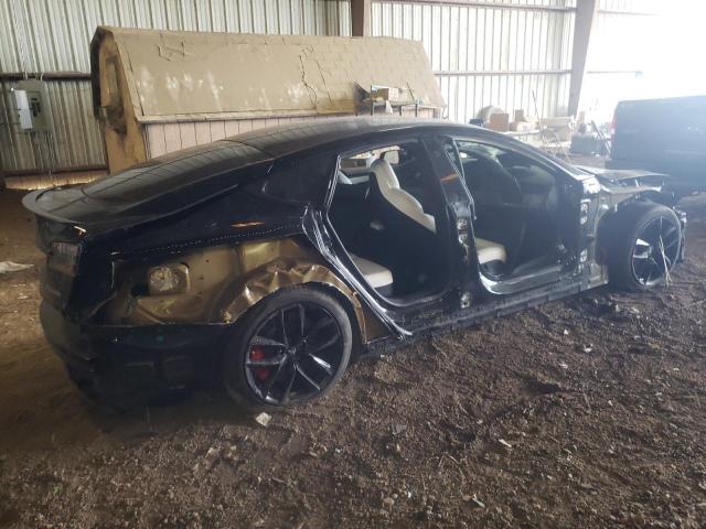 5YJSA1E47LF358905 - 2020 TESLA MODEL S Սև լուսանկար 3