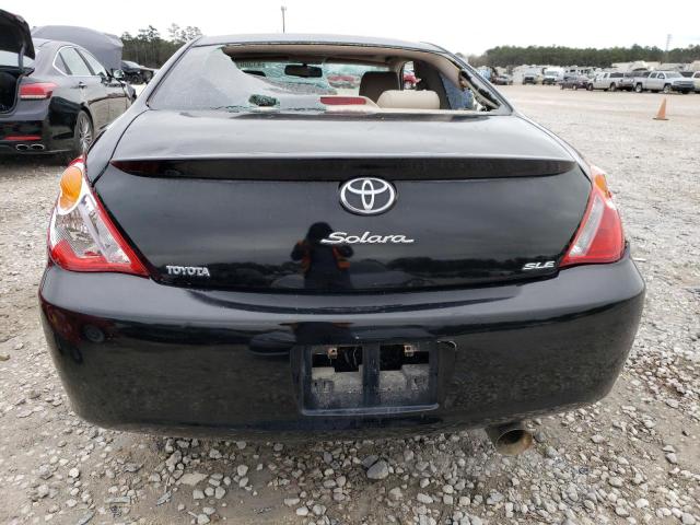 4T1CA38P46U105277 - 2006 TOYOTA CAMRY SOLA SE BLACK photo 6