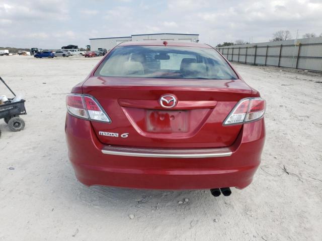 1YVHZ8CH6A5M39582 - 2010 MAZDA 6 I RED photo 6