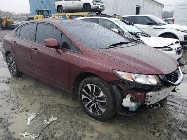 19XFB2F83DE256823 - 2013 HONDA CIVIC EX BURGUNDY photo 4