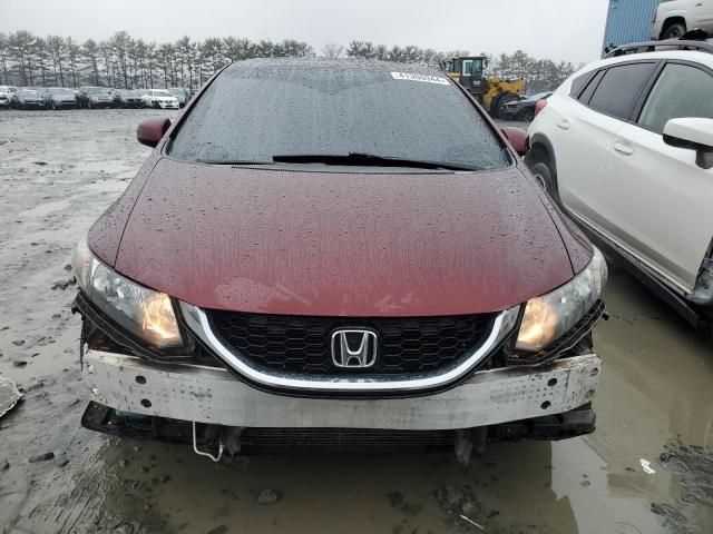 19XFB2F83DE256823 - 2013 HONDA CIVIC EX BURGUNDY photo 5