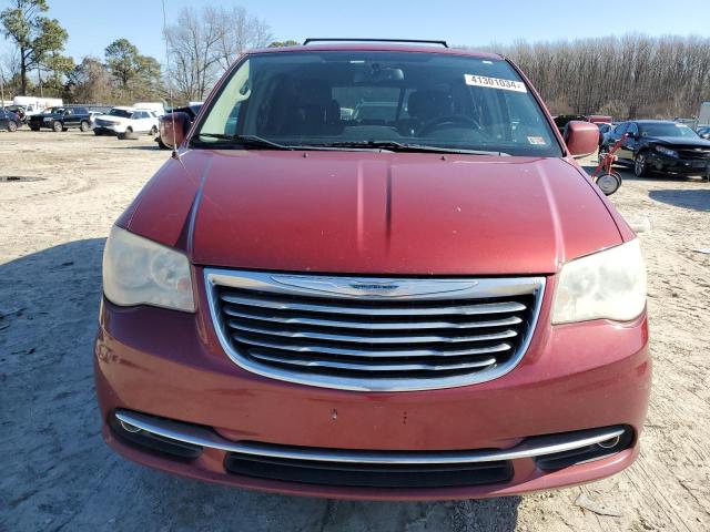 2C4RC1BGXCR288800 - 2012 CHRYSLER TOWN & COU TOURING RED photo 5