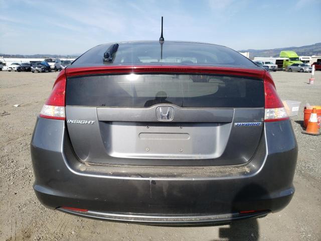 JHMZE2H54AS037576 - 2010 HONDA INSIGHT LX GRAY photo 6