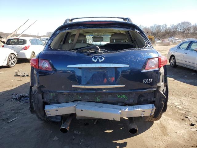 JNRAS08W45X211627 - 2005 INFINITI FX35 BLUE photo 6