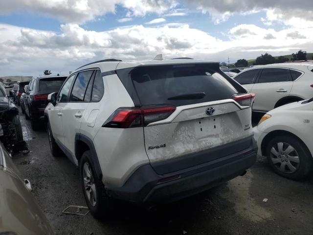 2T3RWRFV0KW024875 - 2019 TOYOTA RAV4 XLE WHITE photo 2