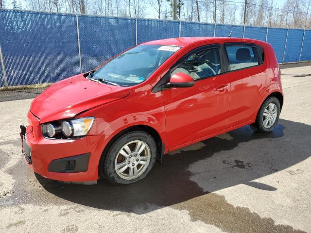 1G1JB6EH9C4105190 - 2012 CHEVROLET SONIC LS RED photo 1