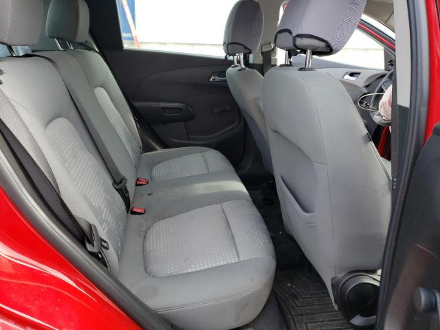 1G1JB6EH9C4105190 - 2012 CHEVROLET SONIC LS RED photo 10