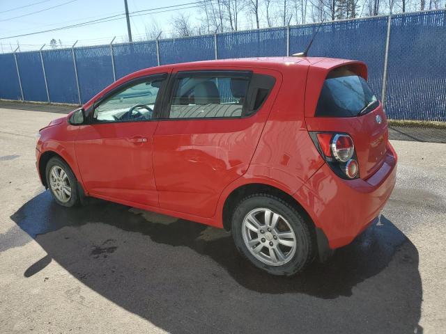 1G1JB6EH9C4105190 - 2012 CHEVROLET SONIC LS RED photo 2