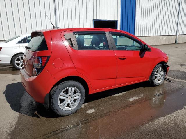 1G1JB6EH9C4105190 - 2012 CHEVROLET SONIC LS RED photo 3
