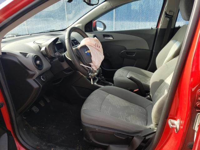 1G1JB6EH9C4105190 - 2012 CHEVROLET SONIC LS RED photo 7