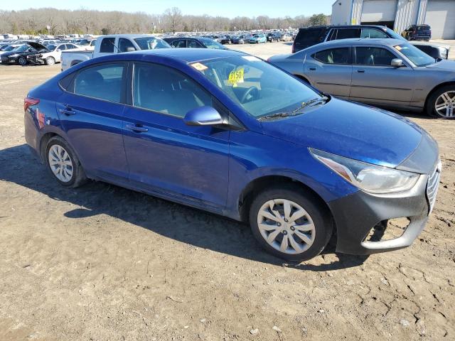 3KPC24A62ME133051 - 2021 HYUNDAI ACCENT SE BLUE photo 4