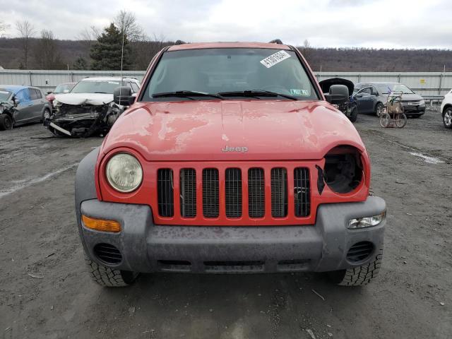 1J4GL48K32W187991 - 2002 JEEP LIBERTY SPORT RED photo 5