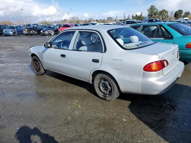 1NXBR12EXYZ351527 - 2000 TOYOTA COROLLA VE SILVER photo 2