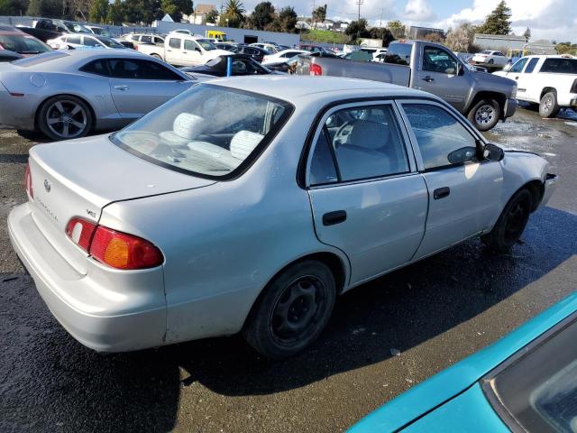 1NXBR12EXYZ351527 - 2000 TOYOTA COROLLA VE SILVER photo 3