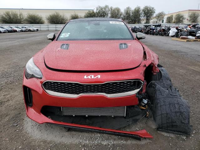 KNAE45LC0N6105538 - 2022 KIA STINGER GT1 RED photo 5