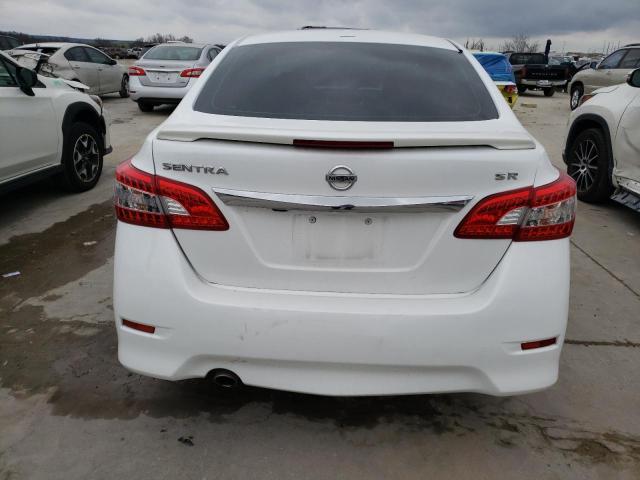 3N1AB7AP2FY341940 - 2015 NISSAN SENTRA S WHITE photo 6