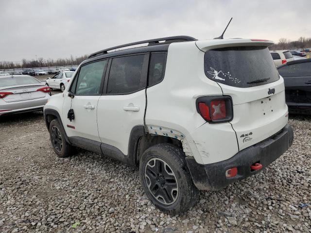 ZACCJBCT9GPE06049 - 2016 JEEP RENEGADE TRAILHAWK WHITE photo 2