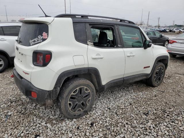 ZACCJBCT9GPE06049 - 2016 JEEP RENEGADE TRAILHAWK WHITE photo 3