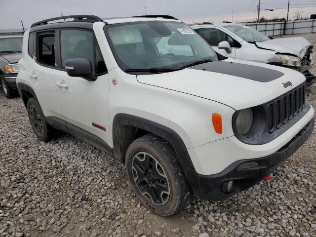 ZACCJBCT9GPE06049 - 2016 JEEP RENEGADE TRAILHAWK WHITE photo 4