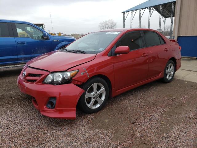 5YFBU4EE5DP095983 - 2013 TOYOTA COROLLA BASE RED photo 1