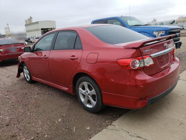 5YFBU4EE5DP095983 - 2013 TOYOTA COROLLA BASE RED photo 2