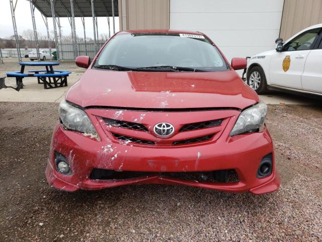 5YFBU4EE5DP095983 - 2013 TOYOTA COROLLA BASE RED photo 5