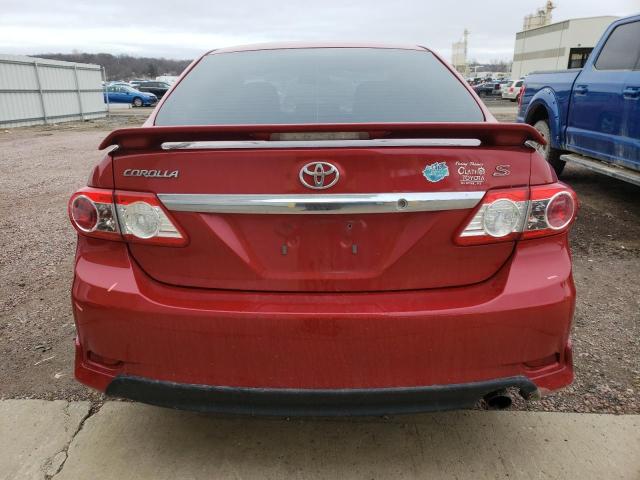 5YFBU4EE5DP095983 - 2013 TOYOTA COROLLA BASE RED photo 6