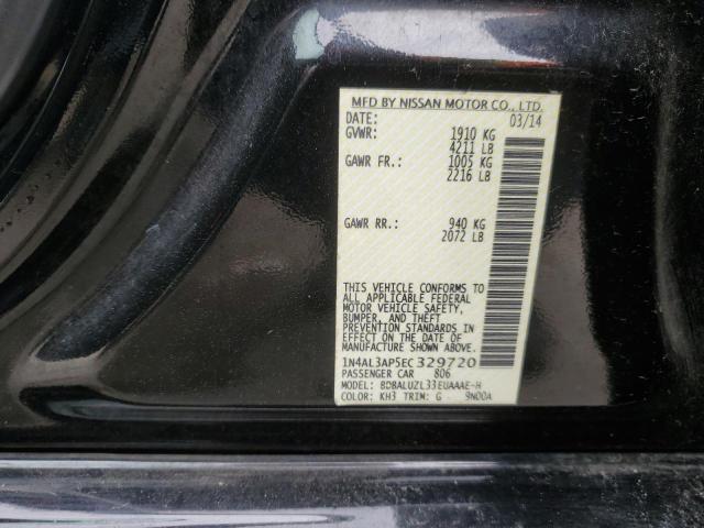 1N4AL3AP5EC329720 - 2014 NISSAN ALTIMA 2.5 BLACK photo 13