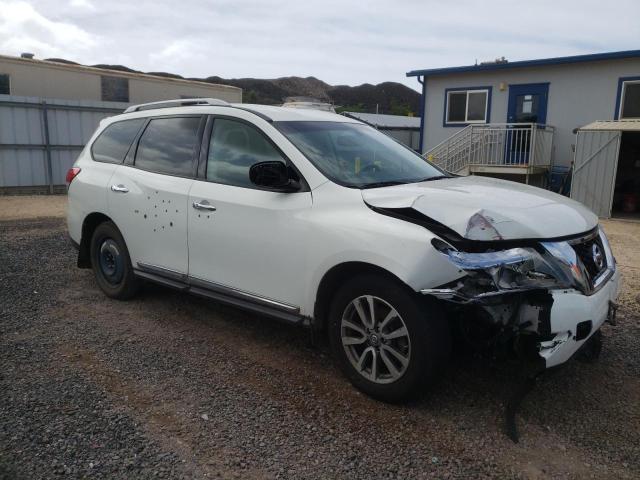 5N1AR2MN9EC711791 - 2014 NISSAN PATHFINDER S WHITE photo 4