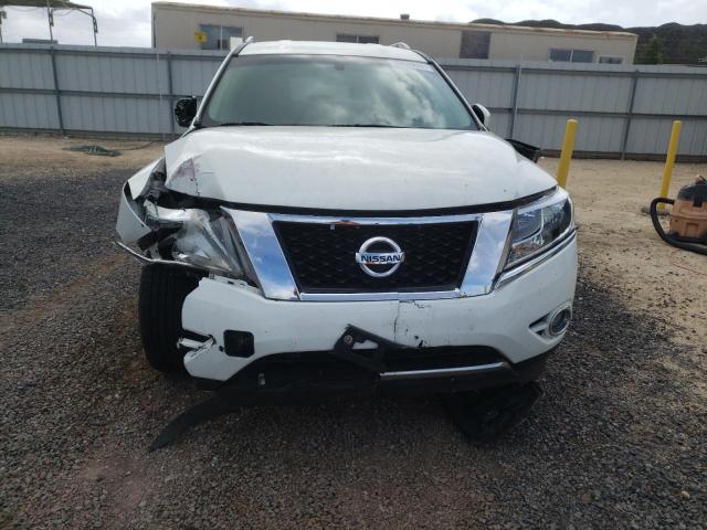 5N1AR2MN9EC711791 - 2014 NISSAN PATHFINDER S WHITE photo 5