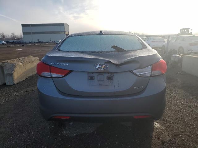 5NPDH4AE6DH305717 - 2013 HYUNDAI ELANTRA GLS SILVER photo 6