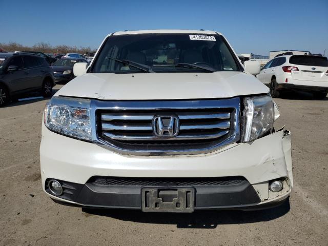 5FNYF4H90DB019232 - 2013 HONDA PILOT TOURING WHITE photo 5