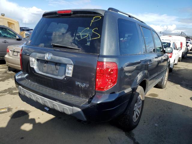 2HKYF18583H600859 - 2003 HONDA PILOT EXL GRAY photo 3