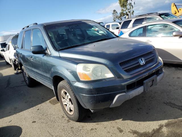 2HKYF18583H600859 - 2003 HONDA PILOT EXL GRAY photo 4