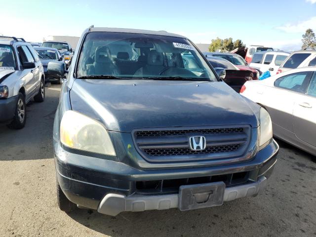 2HKYF18583H600859 - 2003 HONDA PILOT EXL GRAY photo 5