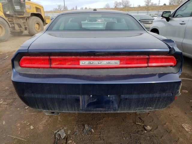 2C3CDYAG9EH299250 - 2014 DODGE CHALLENGER SXT BLUE photo 6